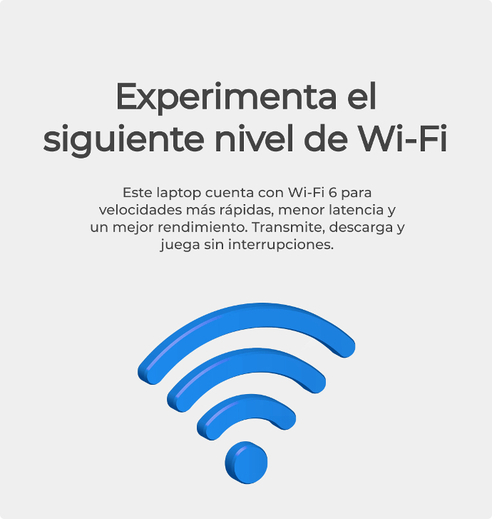 Experimenta el siguiente nivel de Wi-Fi