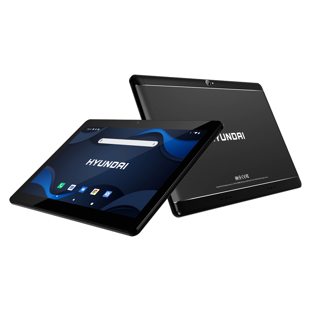 Hyundai HyTab Plus 10LC2, 10.1" Tablet, 800x1280 HD IPS, Android 10 Go edition, Octa-Core Processor, 2GB RAM, 32GB Storage, 2MP/5MP, LTE, Black