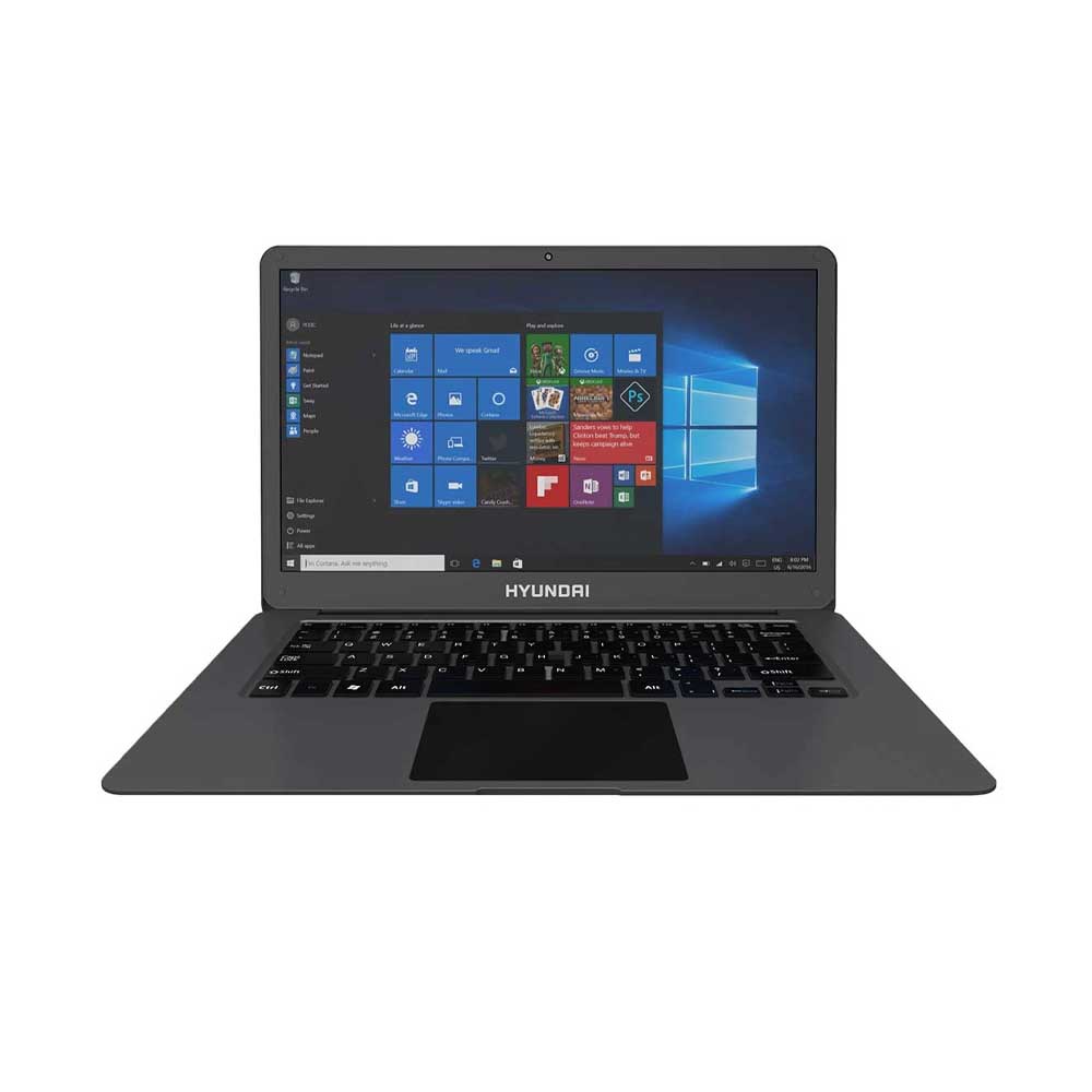 Laptop Hyundai Thinnote-A, 14.1", Intel Core N3350, 4GB, 64GB + 1TB HDD, Windows 10 Pro, Space Grey