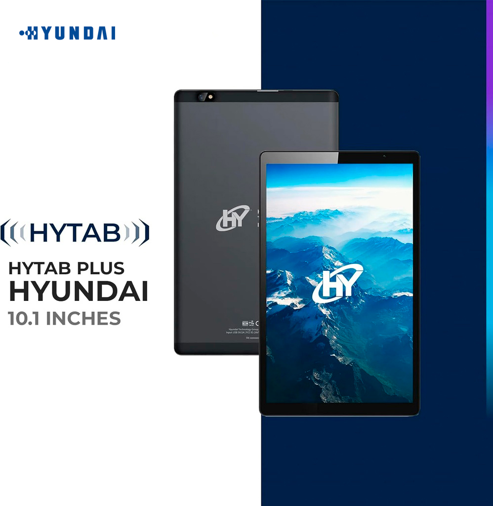 Hyundai HYtab Plus 10WB2, 10.1" HD IPS, Quad-Core Processor, Android 11, 3GB RAM, 32GB Storage, 5MP/8MP, WiFi, Space Grey