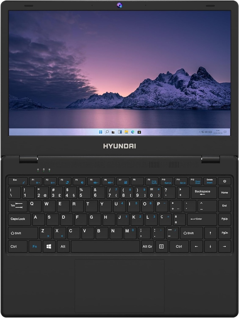 Laptop Hyundai HYbook Plus, 14.1" 1366x768 TN, Intel Core-i5 10th Gen, 16GB RAM, 1TB SSD Storage, AC WiFi, 1.0MP, HDMI, 3200mAh - Black