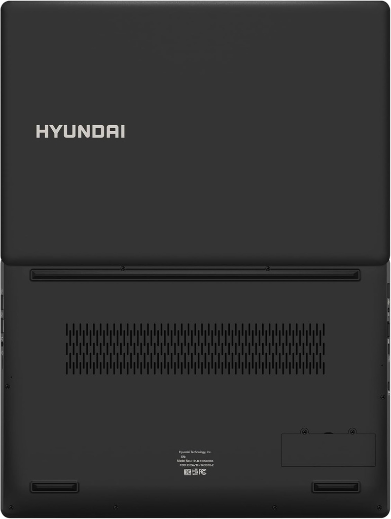 Laptop Hyundai HYbook Plus, 14.1" 1366x768 TN, Intel Core-i5 10th Gen, 16GB RAM, 1TB SSD Storage, AC WiFi, 1.0MP, HDMI, 3200mAh - Black