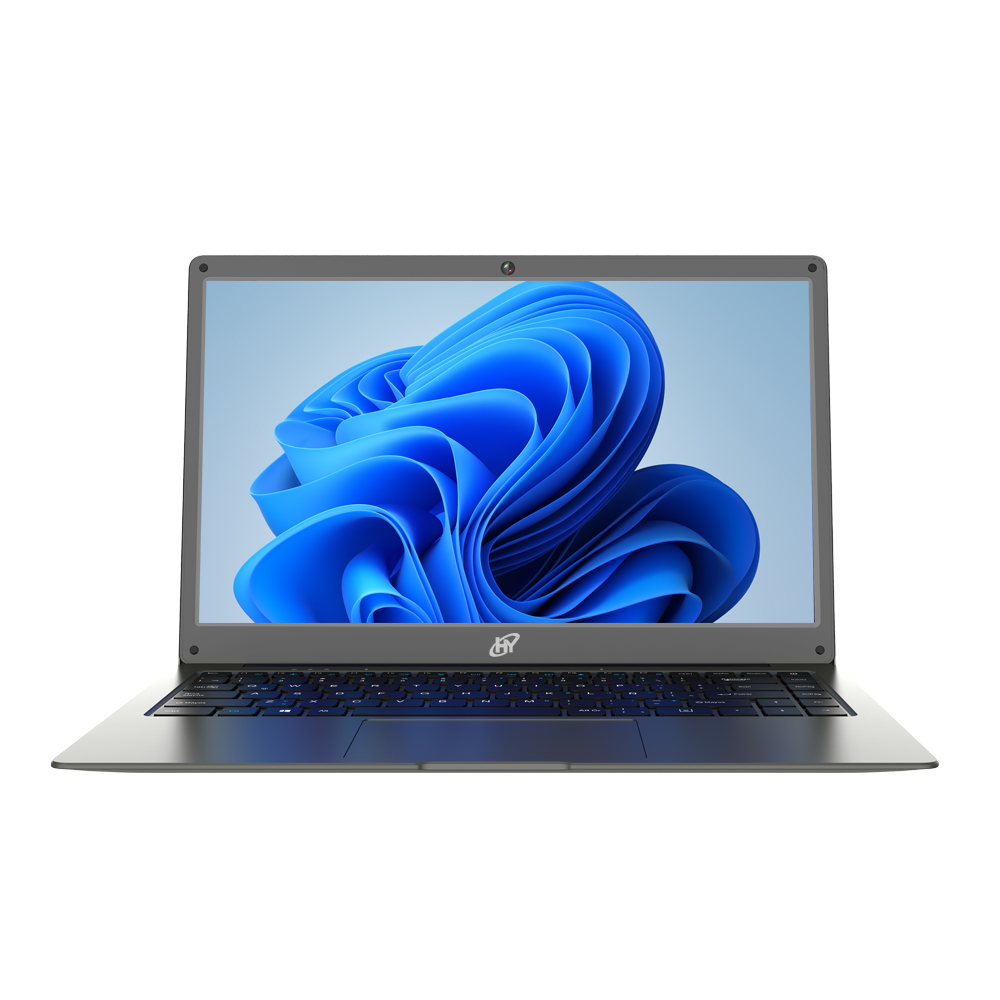 HyBook, N4500, 4GB/128GB, Windows 11 Home S Mode, 0.3M, Type-C, AC WiFi, Spanish Keyboard - Space Grey