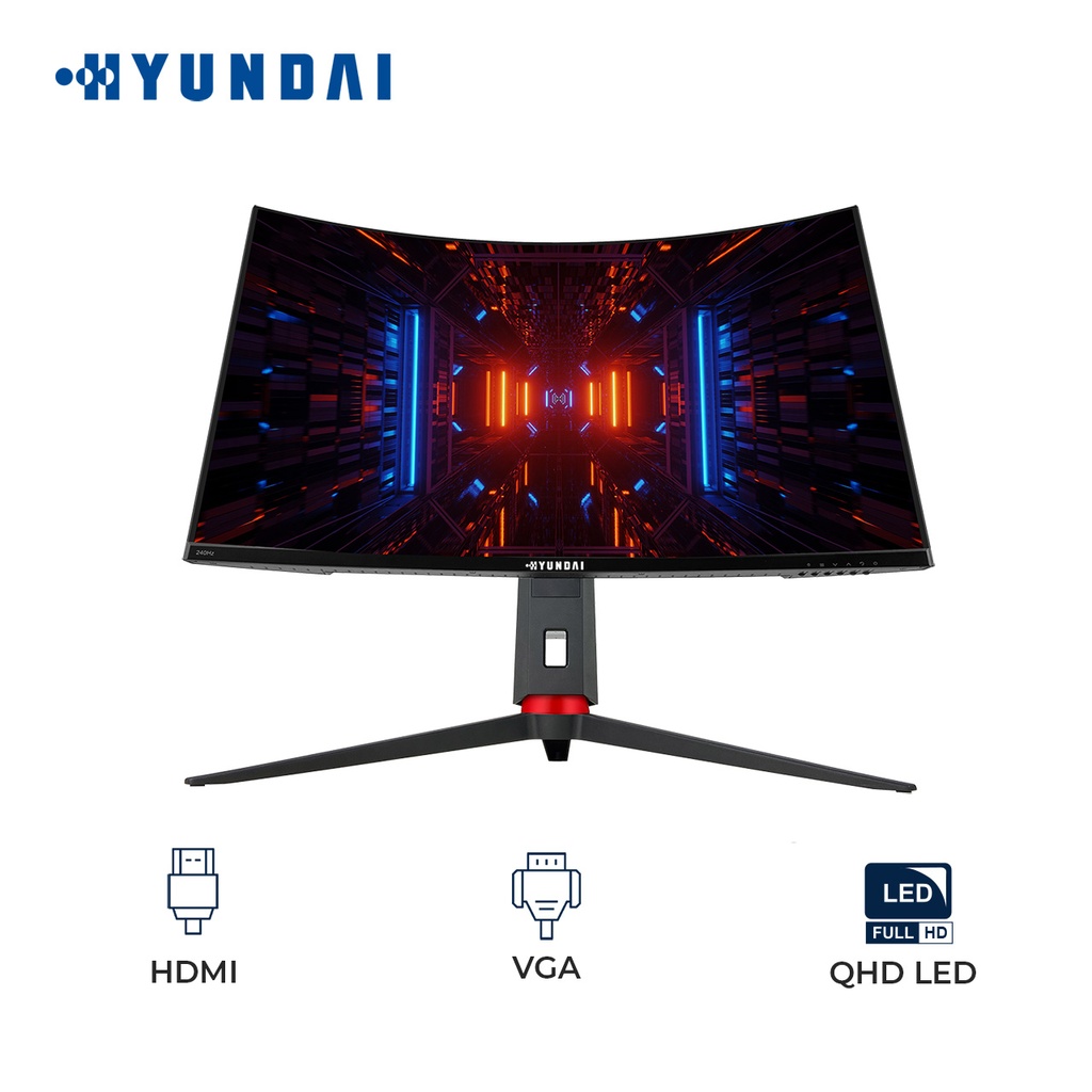 Hyundai Hy View 32" Curved Gaming Monitor | 180Hz | Black