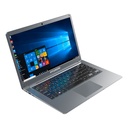 Laptop Hyundai HyBook 14.1” Celeron, 4GB RAM, 64GB HDD, Expandible 2.5” SATA HDD Slot, Windows 10 Home, WiFi, Silver