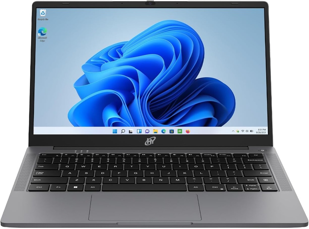 Hyundai HYBook 14CCIC46 Notebook | 14" HD | Intel  N4020 | 4GB | 128GB | Windows 11 Home S Mode | Teclado Ingles | Space Grey