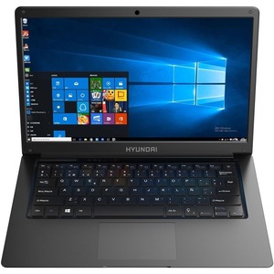 Laptop Hyundai HyBook 14.1" Celeron, 4GB RAM, 64GB HDD, Expandible 2.5" SATA HDD Slot, Windows 10 Home, WiFi, Black