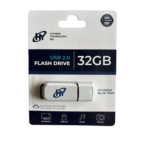 [U2BK/32GBHY/NEW] Hyundai Bravo USB 2.0 32GB Plastic